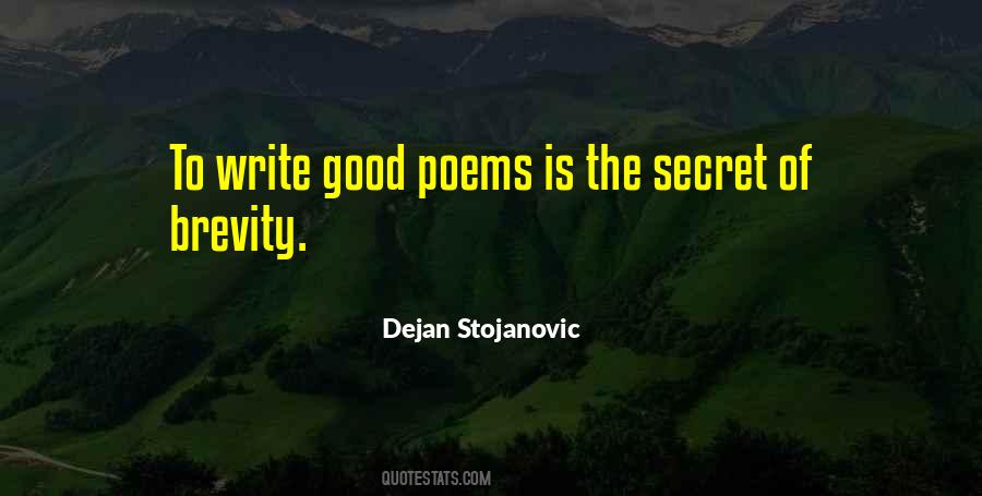 Quotes About Brevity In Writing #1578592