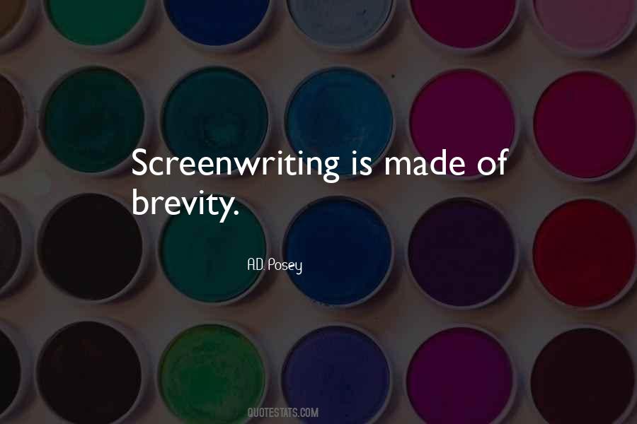 Quotes About Brevity In Writing #586735