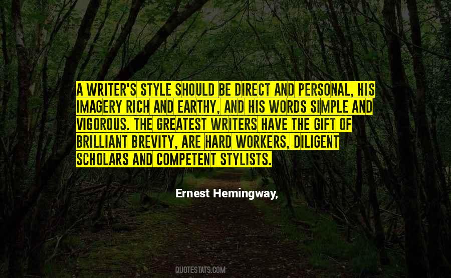 Quotes About Brevity In Writing #600176