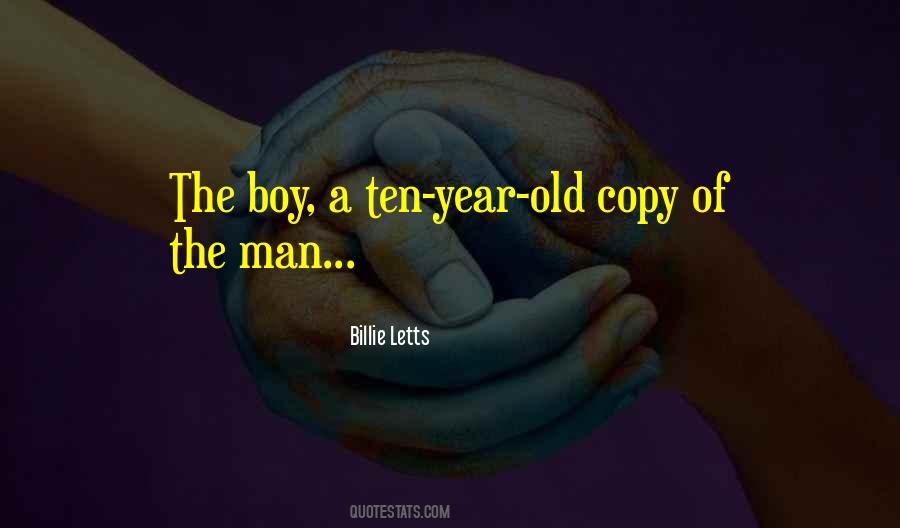 Old Man And The Boy Quotes #524600