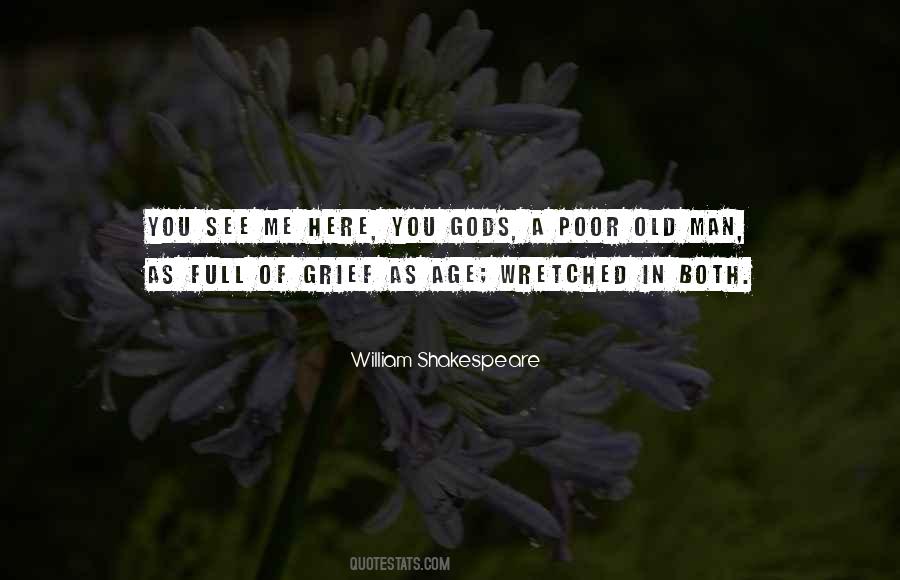 Old Poor Man Quotes #1225035