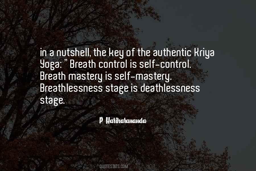 Quotes About Breath Control #110575