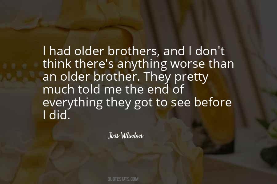 Older Brother Quotes #1012714