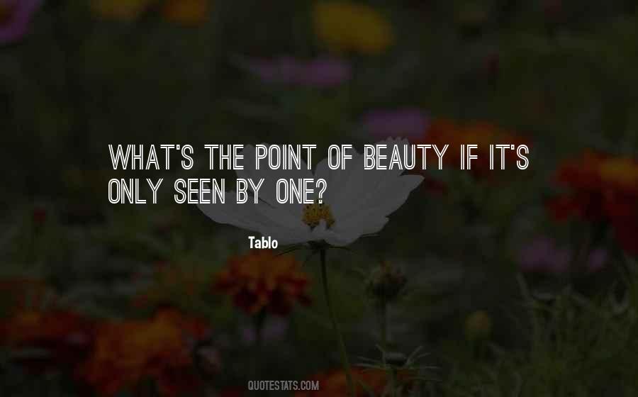 Quotes About Tablo #173618