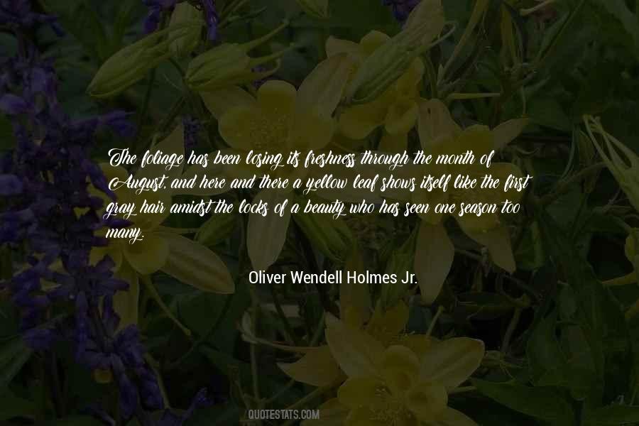 Oliver Wendell Quotes #194594