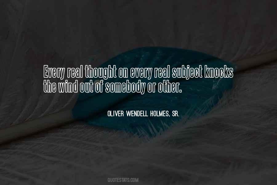 Oliver Wendell Quotes #64294