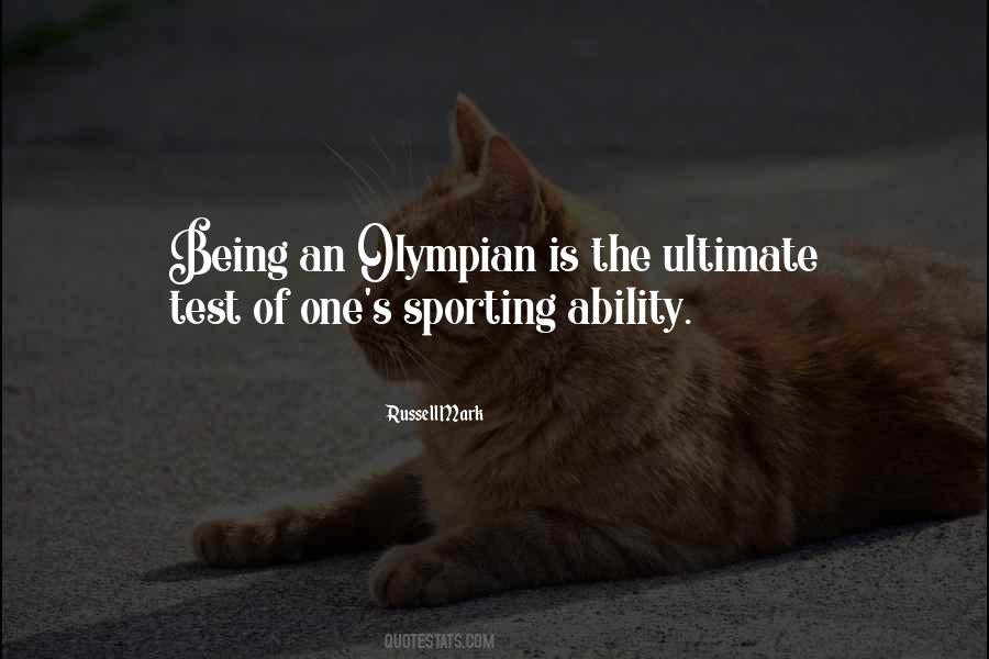 Olympian Quotes #1457911