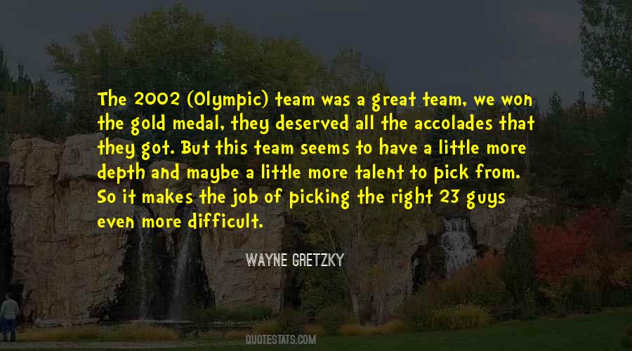 Olympic Gold Medal Quotes #784752