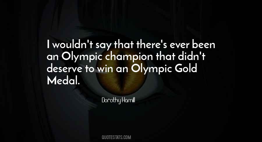 Olympic Medal Quotes #1068573