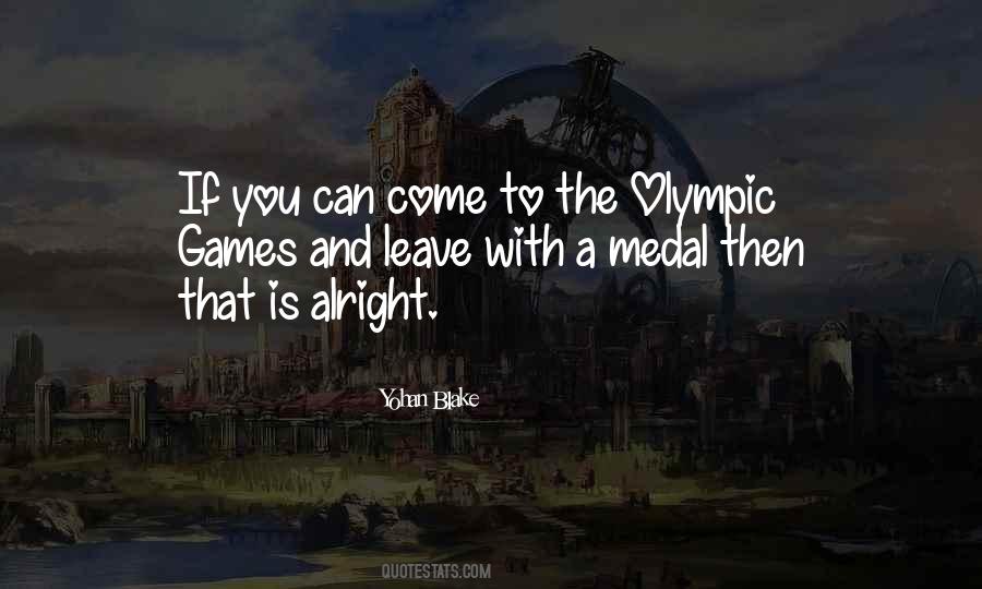 Olympic Medal Quotes #538101