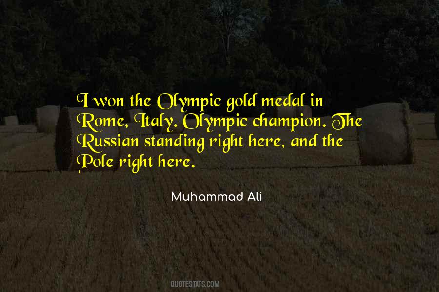 Olympic Medal Quotes #735610