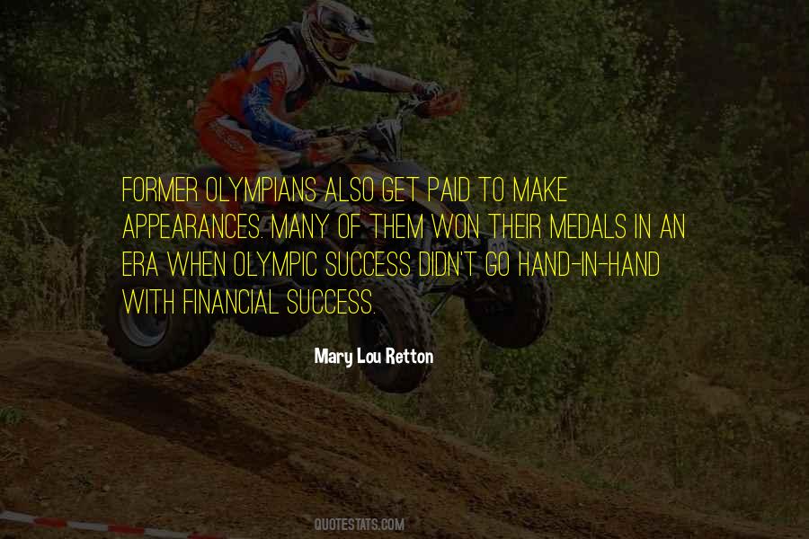 Olympic Success Quotes #1718699