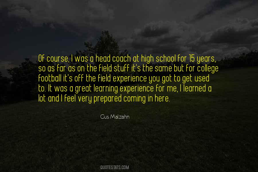 On And Off The Field Quotes #806230