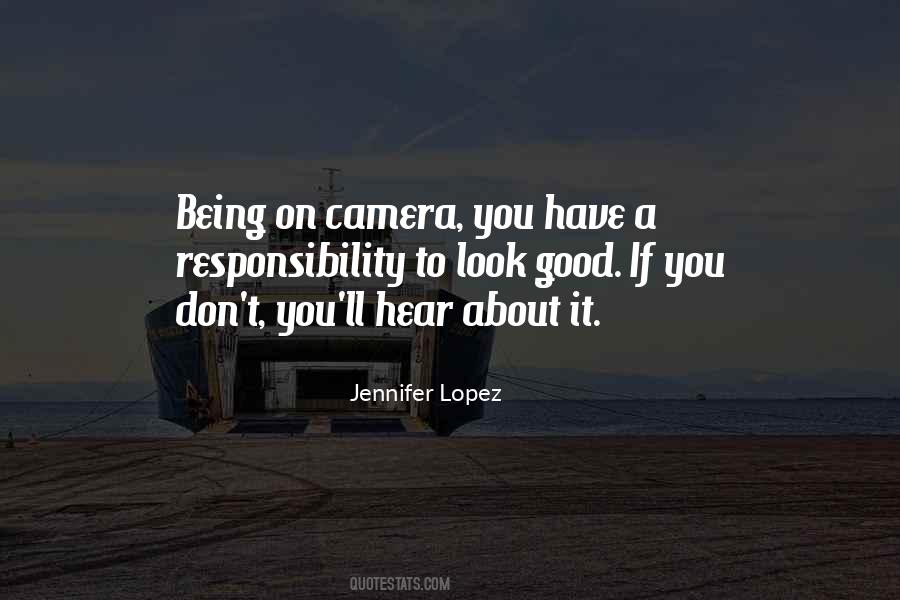 On Camera Quotes #1812521