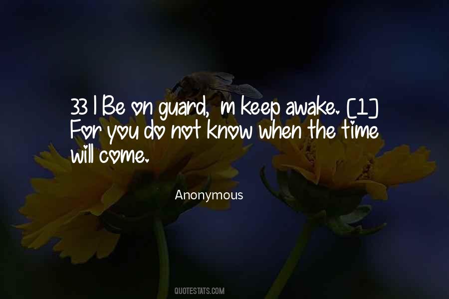 On Guard Quotes #1526420