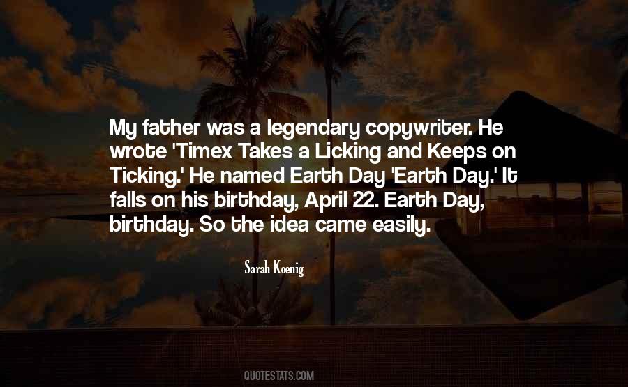 On His Birthday Quotes #1785816