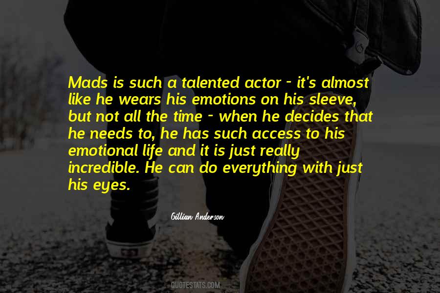 On His Eyes Quotes #112681