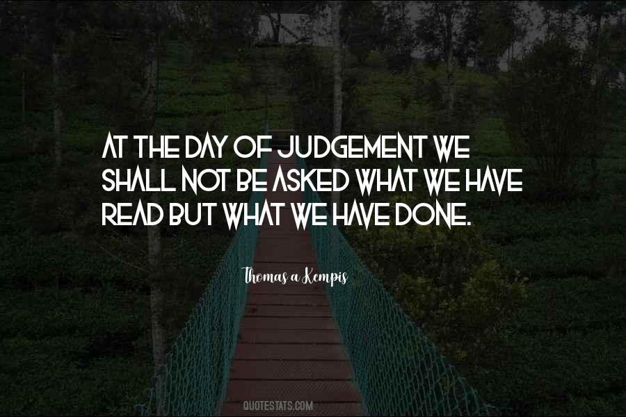 On Judgement Day Quotes #602816