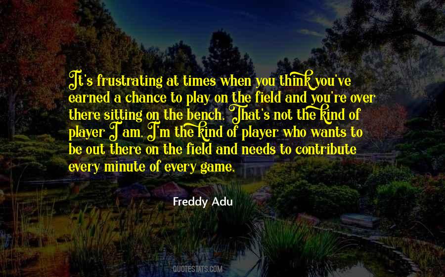 On The Field Quotes #1090394