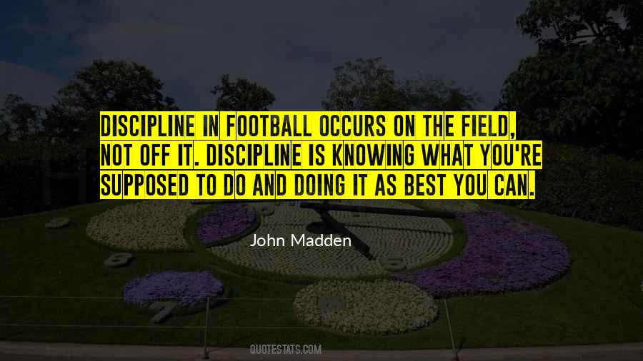 On The Field Quotes #1157732