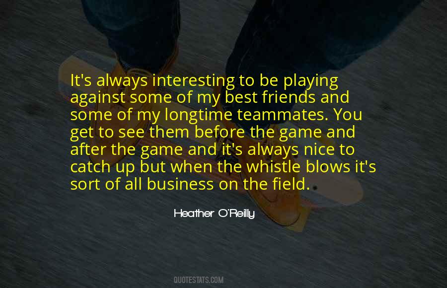 On The Field Quotes #1299208