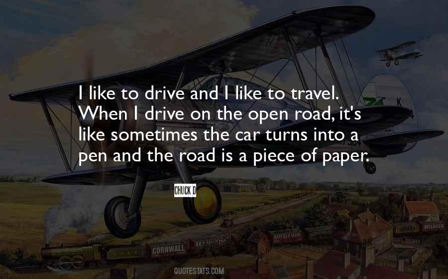 On The Road Travel Quotes #628073