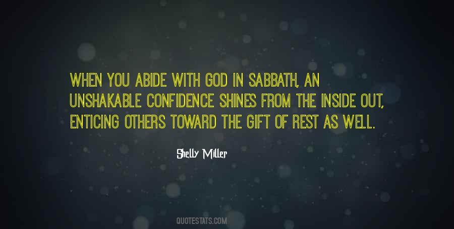 On The Sabbath Day Quotes #1352291