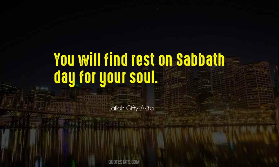 On The Sabbath Day Quotes #918193