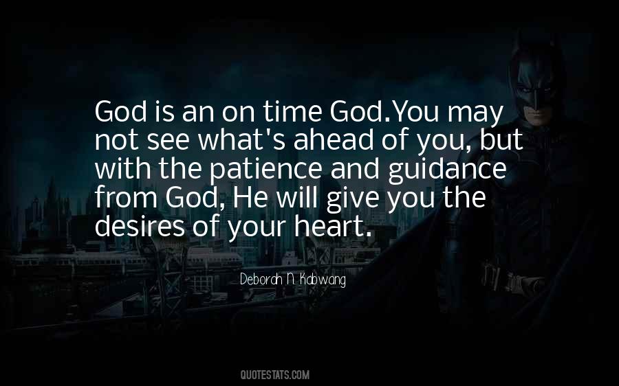 On Time God Quotes #328594