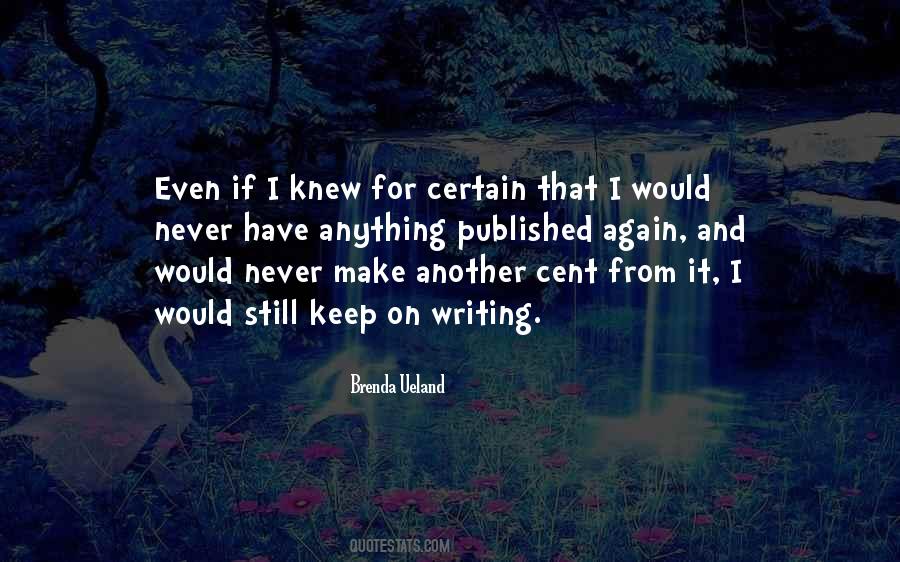 On Writing Quotes #1117354