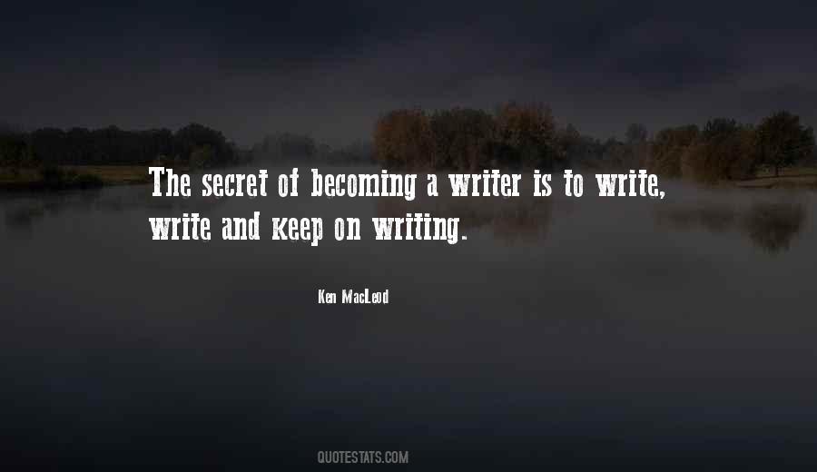 On Writing Quotes #1144432