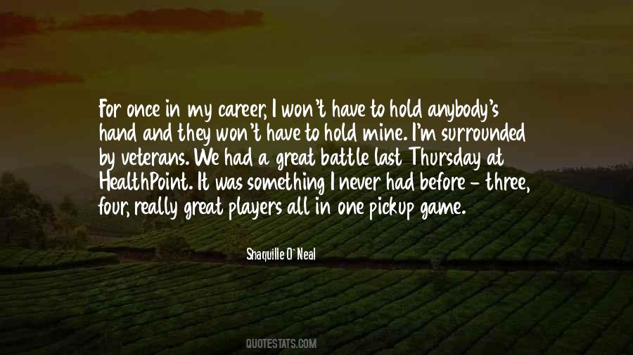 Once A Player Quotes #899889