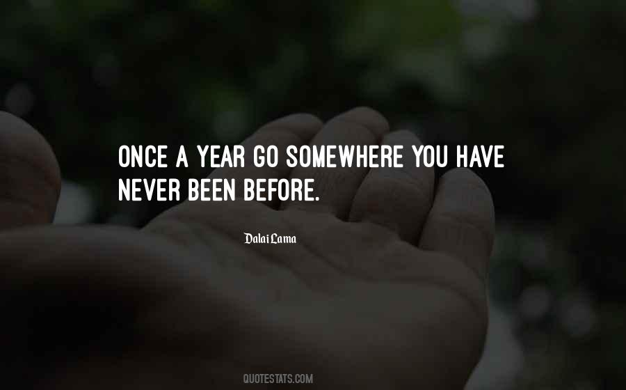 Once A Year Quotes #533961