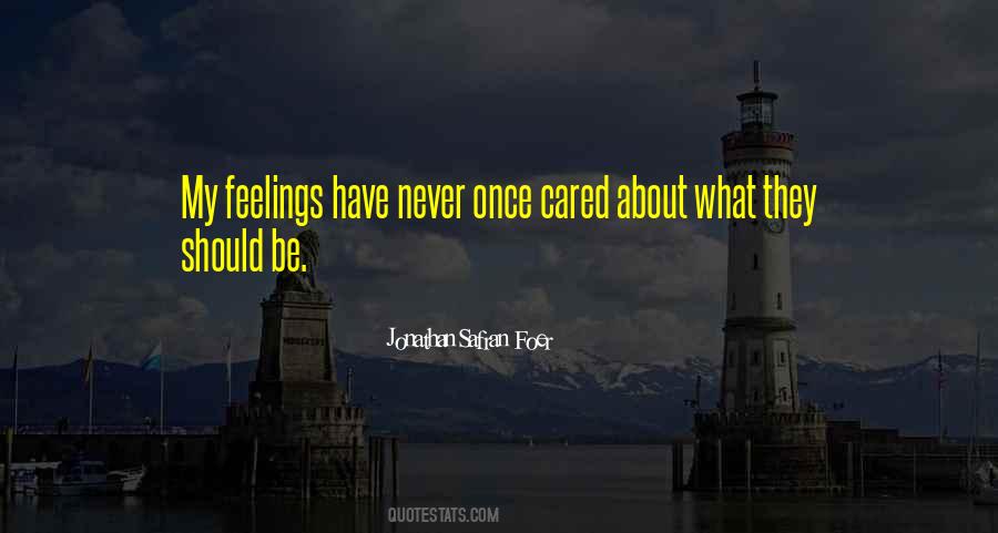 Once Cared Quotes #381076
