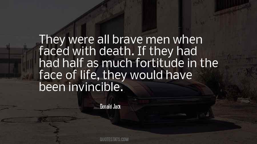 Quotes About Brave Men #102649