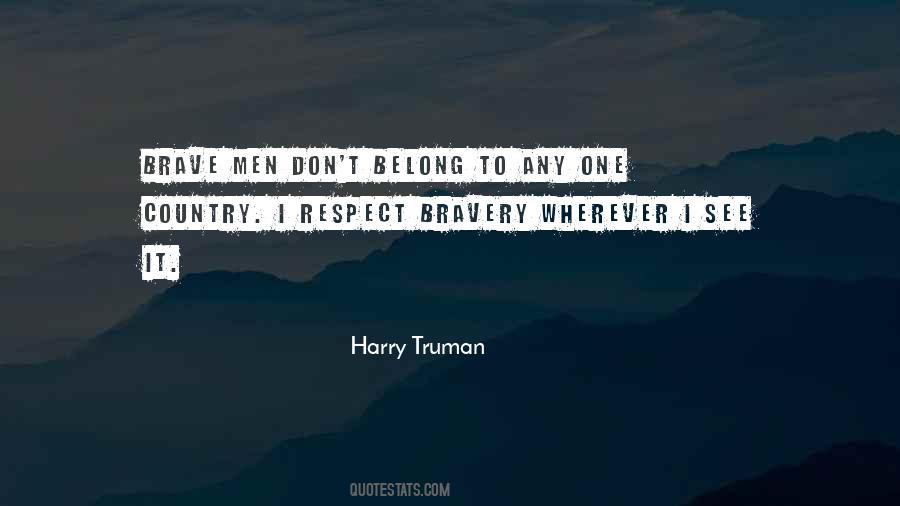 Quotes About Brave Men #27319