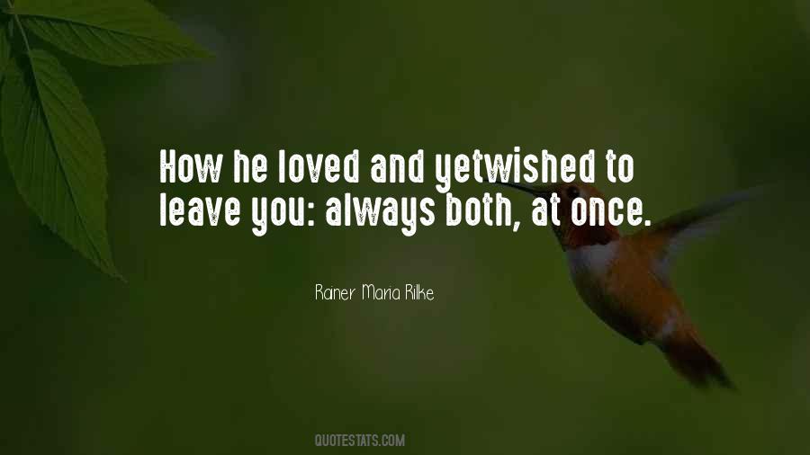 Once You Leave Quotes #280089