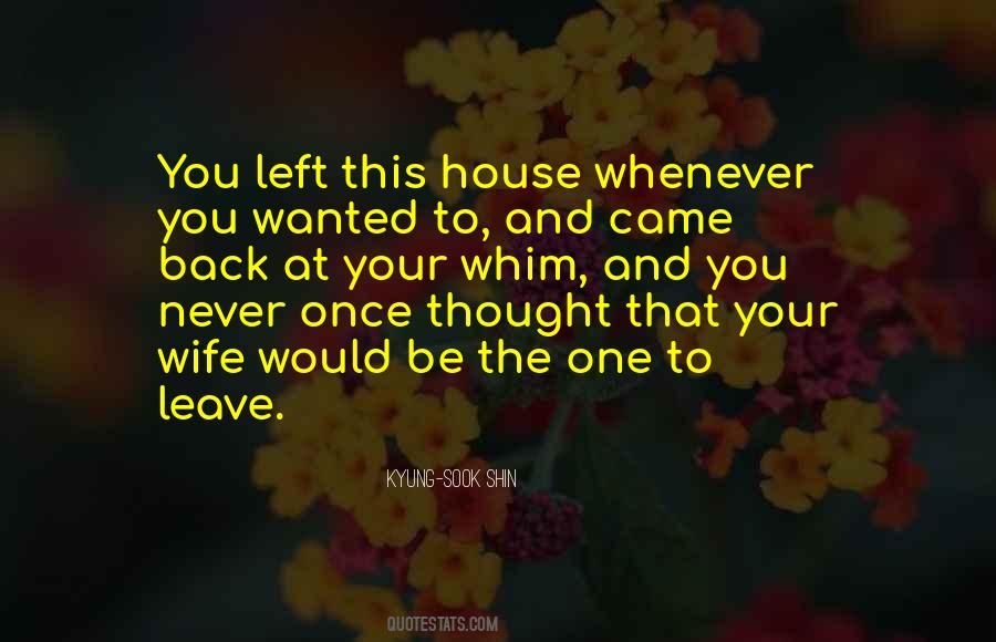 Once You Left Quotes #763657