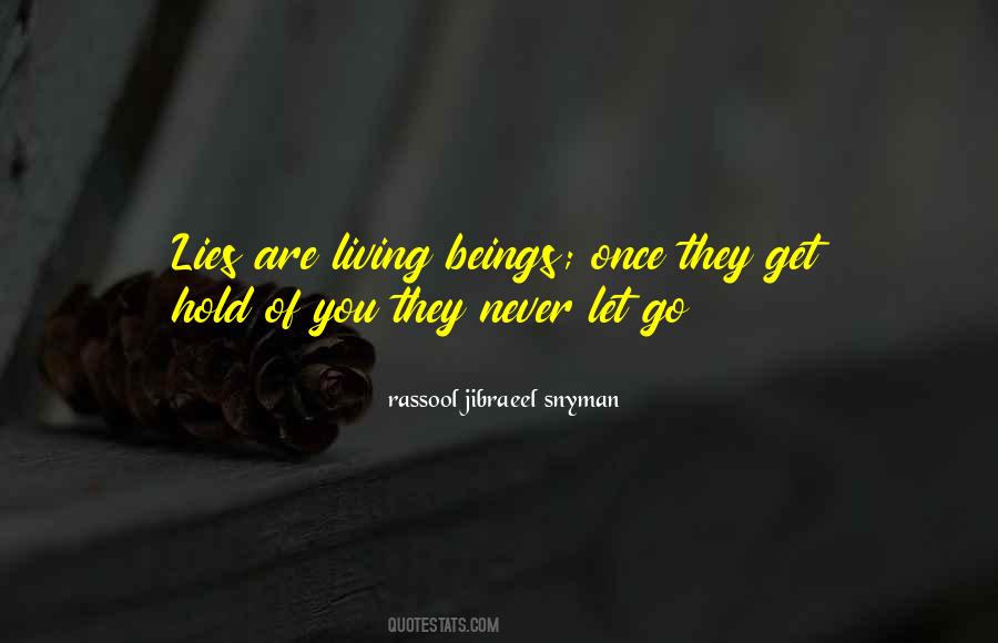Once You Let Go Quotes #147254