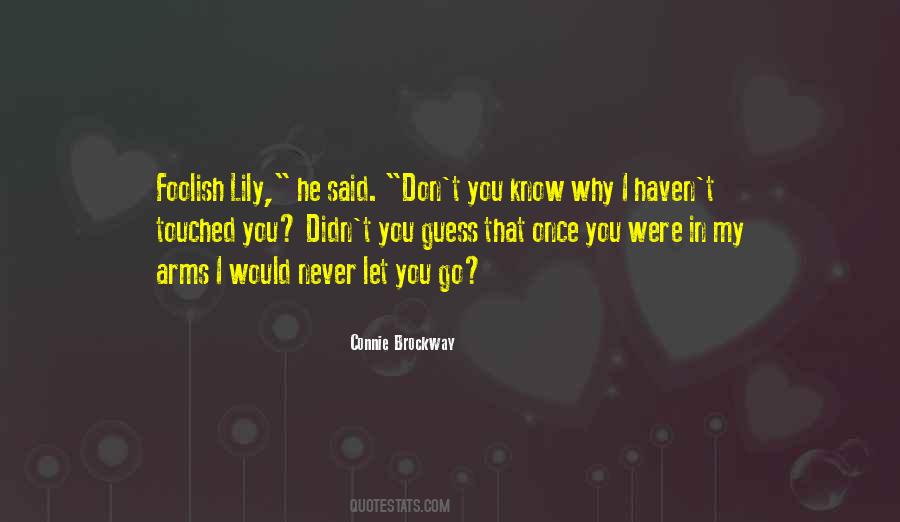 Once You Let Go Quotes #1604702
