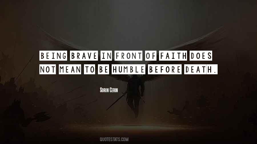 Quotes About Brave Death #980023