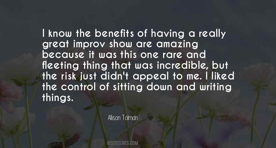 One Amazing Thing Quotes #998136