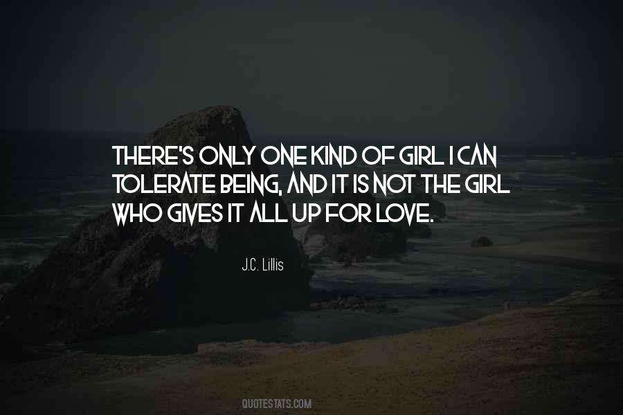 One And Only Girl Quotes #706866