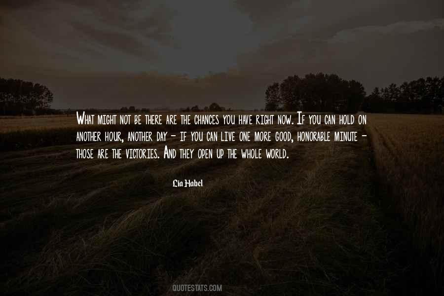 One Day More Quotes #19622