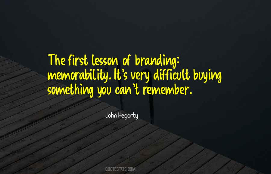 Quotes About Brand Recognition #472446