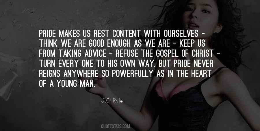 One Good Man Quotes #162955