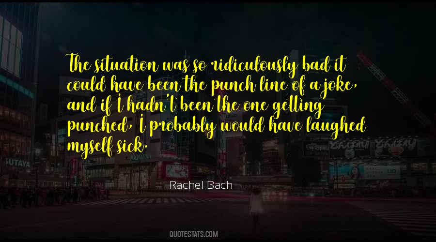 One Line Punch Quotes #977412