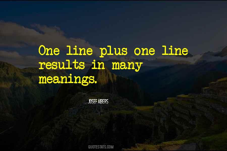 One Line Quotes #898151