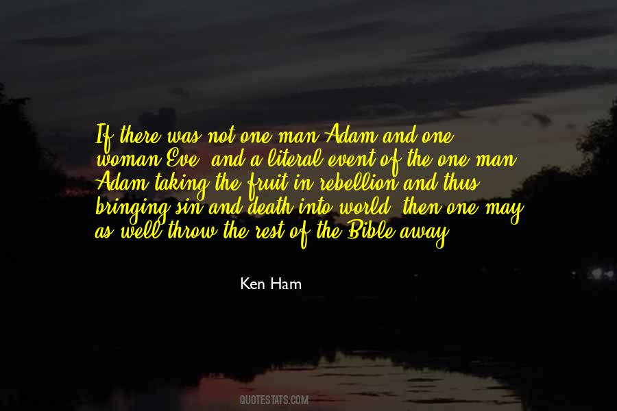 One Man One Woman Bible Quotes #1157205