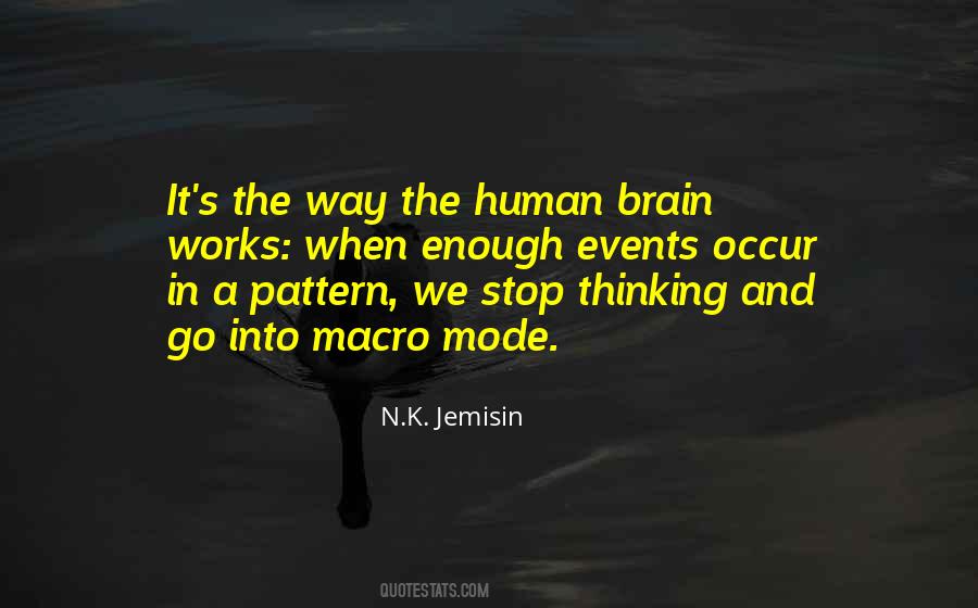 Quotes About Brain Thinking #166011